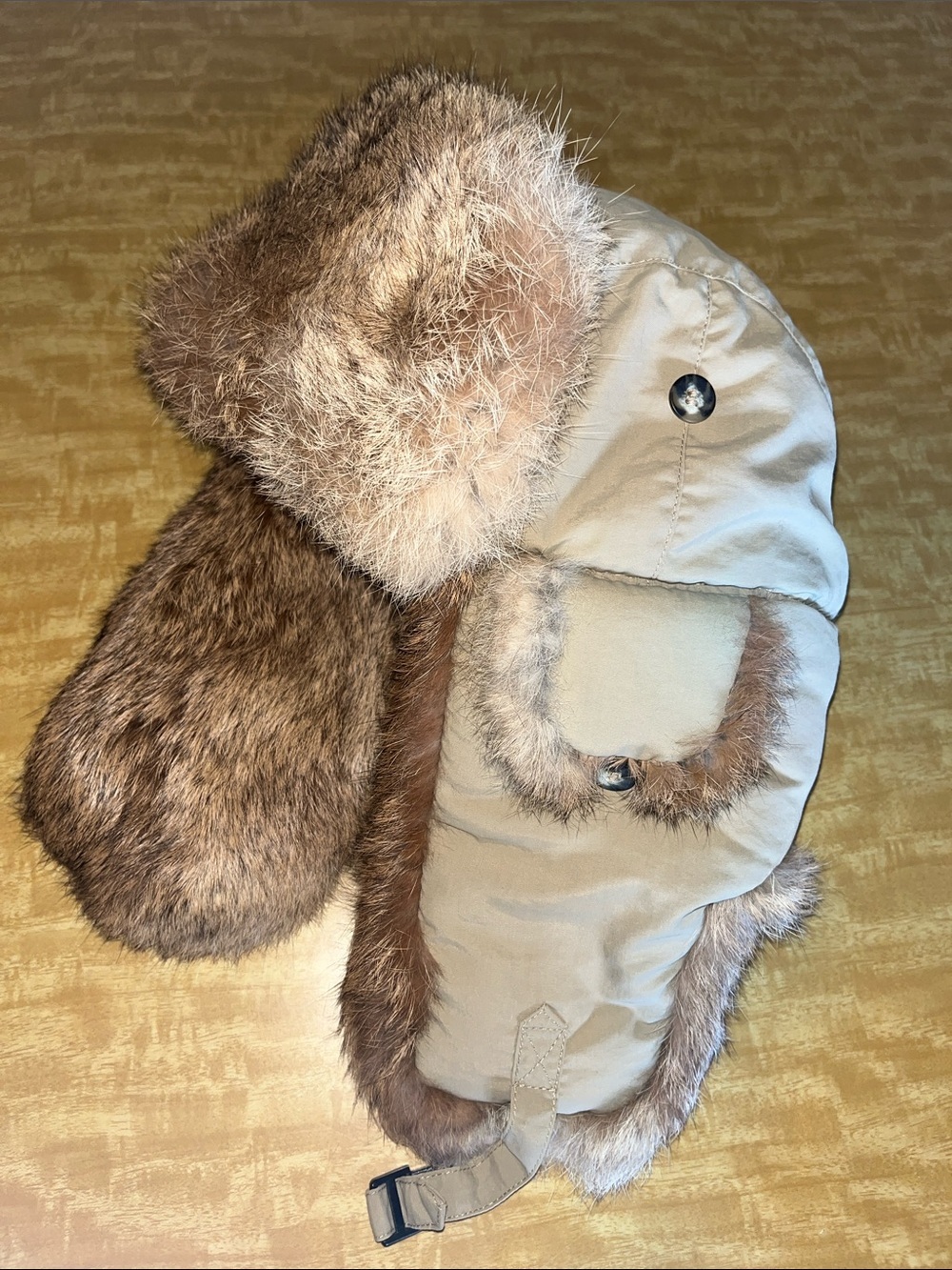 Mad Bomber Rabbit Fur Trapper Hat size XXL